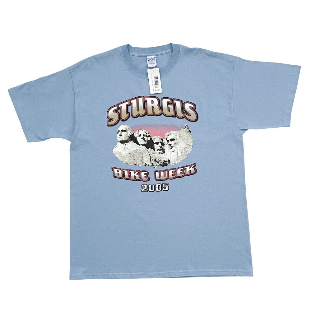 New W/ Tags - Vintage 2005 Sturgis Bike Week Shirt Size XL Mount Rushmore